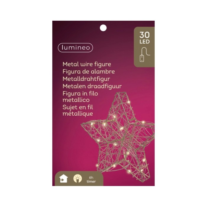 STELA FILO ORO 30 LED D.30 L.5